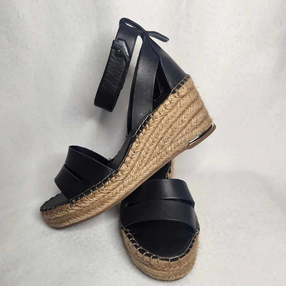 Franco Sarto Espadrille Platform Wedge Sandals